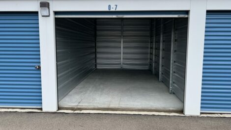 Interior of storage unit at All American Storage - Northville.