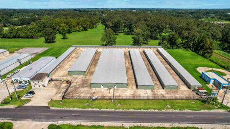 Arielview of Storage Facility at Gonzales.