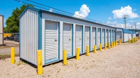 Exterior of storage units at Chillicothe Storage.
