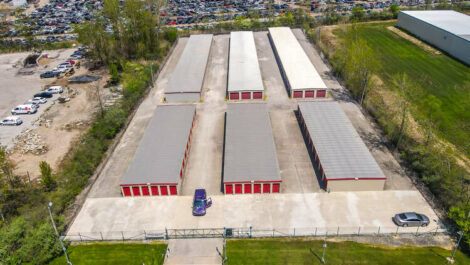 Arielview of Storage Units in Lorain.