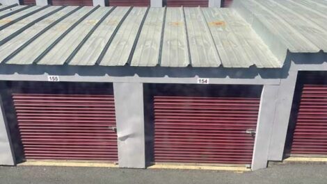 Exterior of storage units at Nazareth Pike Self Storage.