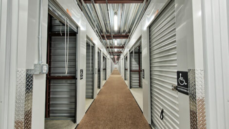 Indoor storage units in Fairfield, OH.