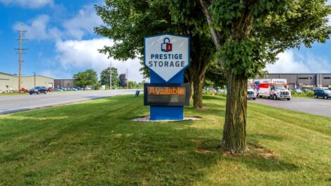 Exterior of Prestige Storage in Portage, MI.