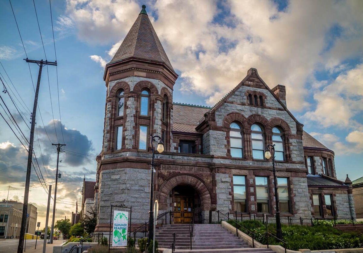 The preserve Hackley Library in Muskegon, MI.